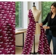 thumbnail image 5 of Soimoi Cotton Voile Fabric Jellyfish & Seahorse Ocean Printed Craft Fabric by The Yard 56 Inch Wide, 5 of 7