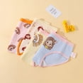 thumbnail image 6 of URMAGIC Toddler Girl Cute Cartoon Print Panties Cotton Soft Underwear Kids Light And Breathable Briefs|pack of 4, 6 of 10