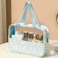 thumbnail image 4 of , Juego de Transparente, 3 Piezas de para Productos de Cuidado de la Piel, Bolsa de Lavado Portátil, Bolsa de Ducha e, 4 of 5