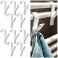 thumbnail image 2 of 10 pieces Radiator Hook, Hook for White Plastic Radiators, Towel Dryer Radiator Hook, Bathroom Towel Hanger, Hook for Bathroom, Kitchen (White), 2 of 5