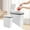 White #3, variant on mtvxesu Kitchen Trash Can, Bathroom Smart Trash Can Touchless Trash Can with Lid, Intelligent Induction Trash Bin, Large Capacity 12L for Laundry Living Room Bath Room Garbage Can Trash Can Sale