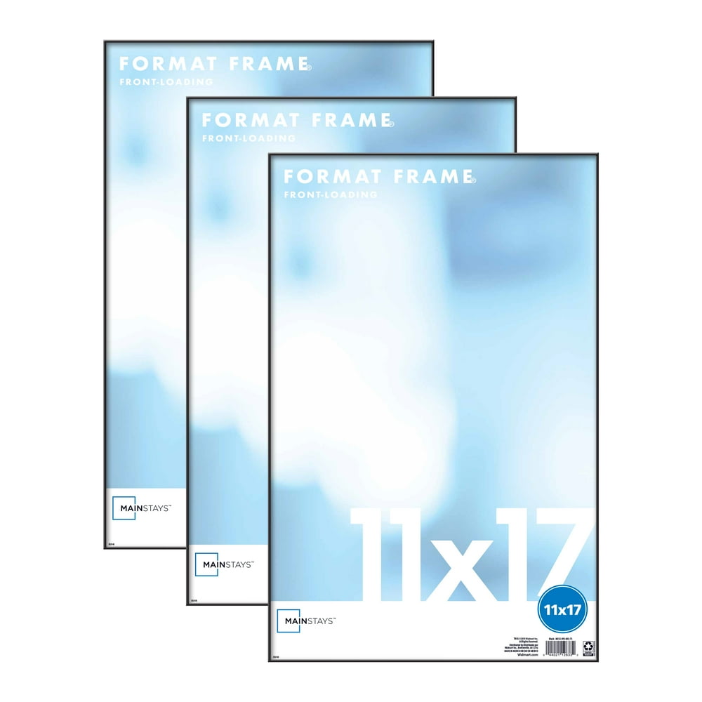 Mainstays 11x17 Format Picture Frame Set of 3 Walmart com Walmart com Mainstays 11x17 Format Picture Frame Set of 3 Walmart com Walmart com