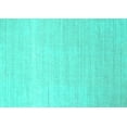 thumbnail image 1 of Ahgly Company Indoor Rectangle Oriental Turquoise Blue Industrial Area Rugs, 7' x 9', 1 of 4