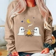 thumbnail image 3 of Hvot&aat Women's Halloween Sweatshirt Funny Ghost Loose Fit Round Neck Long Sleeve Pullover, 3 of 3