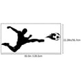 thumbnail image 2 of Soccer Player Wall Sticker for Decor Removable Soccer Ball Wall Decal, 2 of 4