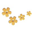 thumbnail image 2 of 4 Pieces Car Air Vent Clip Daisy Air Conditioner Vent Diffuser Yellow, 2 of 8