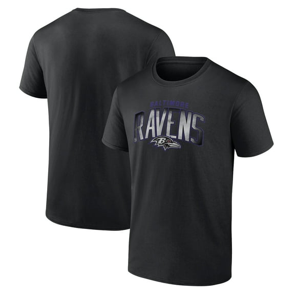Men's Black Baltimore Ravens Smoke Arch T-Shirt