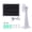 White, variant on Portable Solar Panel Charging 8W 5V Clip Output High Efficiency Solar Charging Board for Camping & Hiking