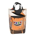 thumbnail image 6 of DouZhe 50L Rectangular Laundry Basket, Rusty Old Dirty Robot Prints Waterproof Foldable Laundry Hamper with Aluminum Handles, 6 of 6