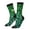 3 Black, variant on Green Disco Lights Crew Socks for Men & Women, Breathable Casual Athletic Ankle Socks