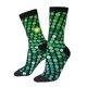 thumbnail image 1 of Balery Green Disco Lights Calcetas Largas con Estampado para Hombre y Mujer – Suaves y Transpirables, Talla Única (US 5-11), 1 of 6