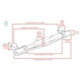 thumbnail image 2 of CKP #G-300 Brilliance Collection 3-3/4 in. (96mm) Crystal Pull, Clear with Brushed Nickel Base, 2 of 4