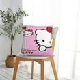 thumbnail image 4 of Hello Kitty Pillow Cover, Square Throw Pillow Cases For Couch Sofa Bed Living Room,Home Decorative, 16"X16", 4 of 9