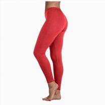HCNTES Leggings for Women Graphic Plus Size Leggings Lifting Casual Workout Gym Leggings(Red,M)