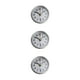 thumbnail image 5 of Kearding Plástico Práctico y respetuoso con el medio ambiente - Movimiento de cuarzo artesanal Cabezal de reloj Simple Plata árabe de moda Type1 NO1, 5 of 6