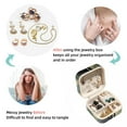 thumbnail image 4 of Rhino Portable Square Jewelry Box Earrings Necklaces Bracelets Organizer for Girls and Women, 4 of 6