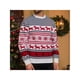 thumbnail image 3 of Suéter Navideño Informal para Parejas, Jersey de Punto con Cuello Redondo y Mangas Raglán, Blusas Cómodas y Cálidas para Otoño. (Hombres) S, 3 of 6