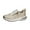 Gold |#12, variant on Women's Zipper Platform Tennis Shoes Wedge Sneakers Fashion Canvas Casual Hidden Heel Slip On Sneaker Non Side Low-Top Lace-Up Solid Color with Comfortable Lightweight Walking (Brown,37)
