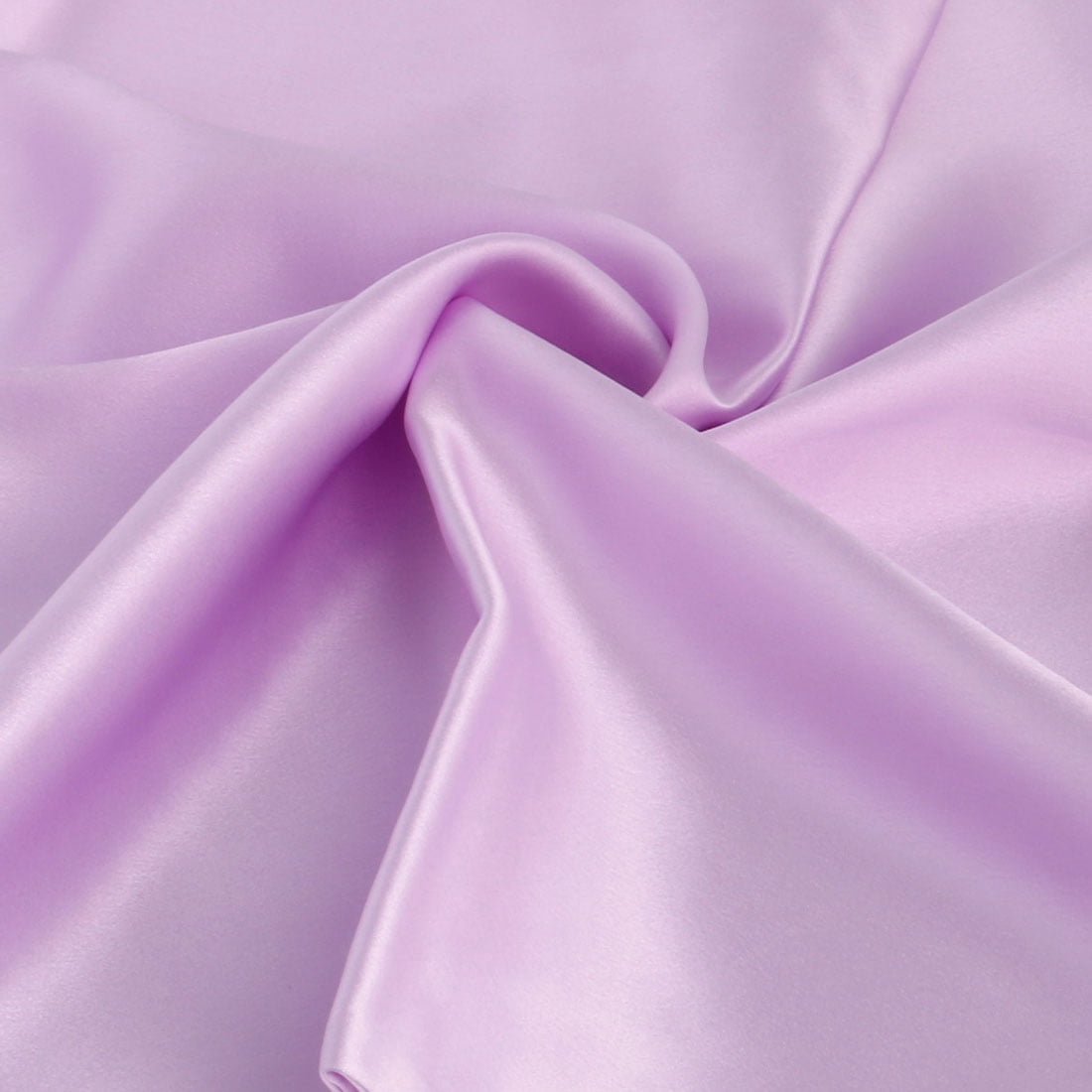 Unique Bargains 1 Piece 100% Silk Pillowcase Light Purple Queen