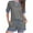 Blue, variant on yievot Women's 2 Piece Summer Outfits Set Women's Short Set Striped Casual Short Sleeve Tops and Shorts Loungewear