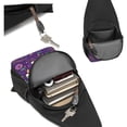 thumbnail image 6 of Disketp Sling Backpack,Multipurpose Crossbody Shoulder Bag Travel Hiking Daypack-Mardi Gras and Donuts, 6 of 6