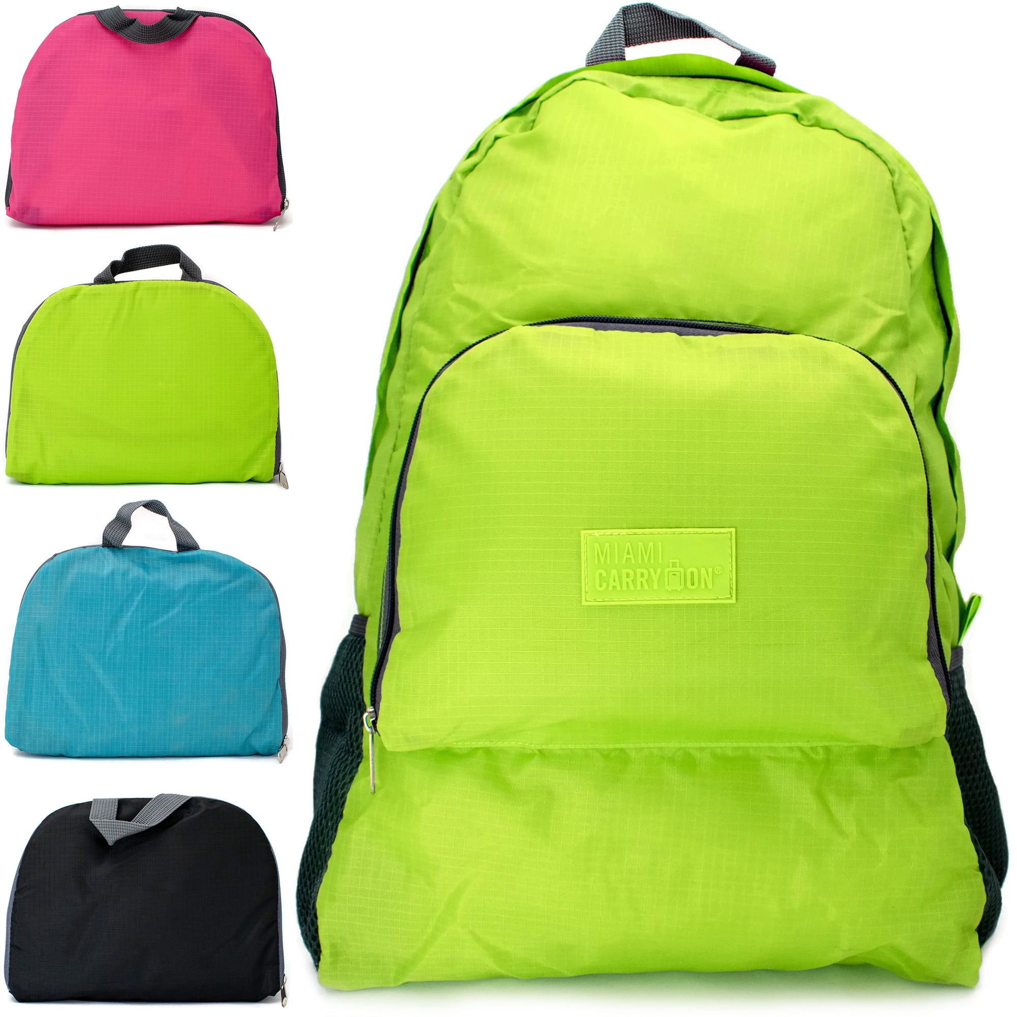 Miami Carryon - Foldable Backpack, Green - Walmart.com - Walmart.com