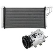 For Hyundai Sonata & Azera OEM AC Compressor w/ A/C Condenser & Drier