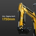 thumbnail image 7 of MMS 1 Ton Mini Excavator 13.5HP B&S Gas Engine 420cc Crawler Trencher Digger Machine, 7 of 7