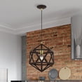 thumbnail image 5 of 41328-07 Livex Lighting Ashland - 1 Light Pendant In Geometric Style-20.75 Inches Tall and 13 Inches Wide-Bronze/Antique Brass Finish    -Traditional, 5 of 11