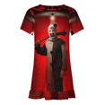 thumbnail image 4 of Terrifier Girls Short Sleeve Dress Soft Cute Designs Dresses Casual T-Shirt Dress 160CM, 4 of 7