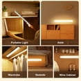 thumbnail image 5 of Luz LED nocturna con Sensor de movimiento recargable por USB, lámpara de barra con Detector inalámbrico para armario, cocina, escalera, decoración de cabecera, 5 of 5