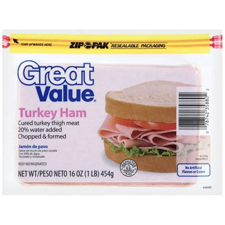 Great Value: Turkey Ham, 16 Oz
