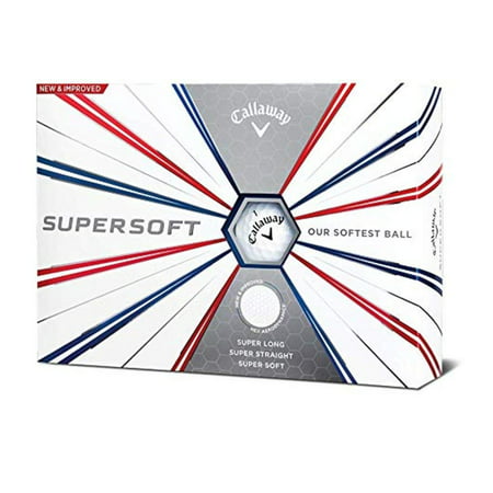 Callaway Golf 2019 Supersoft Golf Balls - White -