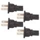 thumbnail image 5 of Adaptador de corriente NEMA 1-15P a IEC320 C7, adaptador de enchufe de alimentación 1-15P a C7 para altavoces portátiles, monitores, impresoras, enchufe estadounidense de 125V, 4 Uds., 5 of 5