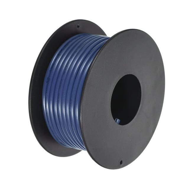 Uxcell 16AWG Stranded Wire Hookup 10M/33ft Blue, Electrical Wire UL1007 Spool