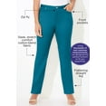 thumbnail image 2 of Catherines Women's Plus Size Sateen Stretch Pant, 2 of 5