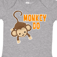 thumbnail image 4 of Inktastic Monkey Do with Monkey Boys or Girls Baby Bodysuit, 4 of 5
