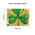 thumbnail image 3 of Orinice Shamrock Orange Green Fine Art Aesthetic Poster Print Wall Painting for Classroom Kitchen Office Farmhouse Bathroom Room Decor Pictures Wall Art Painting Print On Canvas Living Room, 3 of 6