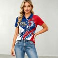 thumbnail image 1 of Women's Football Graphic T-Shirt, Women's Printed Short Sleeve Sports Top - Fashion Athletic Workout Shirt for Gym and Casual Wear for Soccer Tournament 2026 Wine Size: S, 1 of 5
