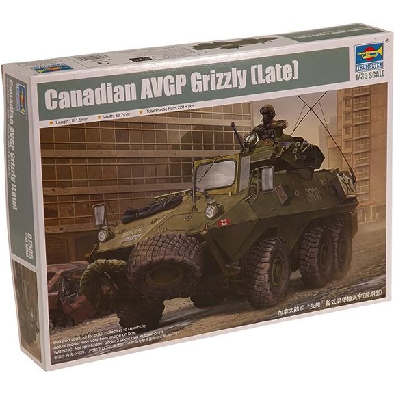 Trumpeter Models Canadian Grizzly 6x6 Armored Personnel Carrier (Late Version) New