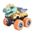 thumbnail image 3 of Boovnll Toy Trucks - Dinosaur Cars Press Go Cars Toys Kids Construction Sandbox Vehicles Playset Ages 1-6 Toy Cars for Children Educational Learning, Gifts for Boys Girls, Toys, Cars, 3 of 7