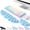 Blue, variant on Sugagale 2-Pack Ergonomic Memory Foam Wrist Rest Pad for Keyboard & Mouse, Non-slip Support Cushion