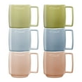 thumbnail image 1 of STAUB Ceramique Macaron Coffee Mug Set  350 ml / 6 Piece Mixed Colours, 1 of 11