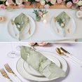 thumbnail image 2 of Marble Sage Green Cloth Napkins, Modern Abstract Ink Painting Luxury Washable and Reusable Dinner Napkins Set of 8, Table Napkin for Kitchen Party Birthday Wedding Hotel Housewarming 20"x20", 2 of 8
