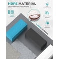 thumbnail image 6 of Harbweb 7-Piece HDPS Outdoor Sofa Patio Furniture Set, Blue Frame with Beige Cussion, 6 of 7