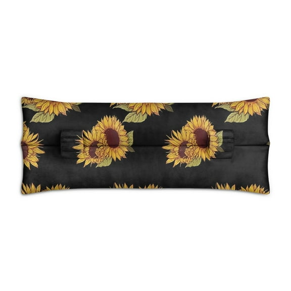 Boho Chic Sunflower Seatbelt Pillow - Soft Mastectomy Cushion for Car - Floral Design for Post Surgery Recovery - Pressure Relief for Breast & Heart