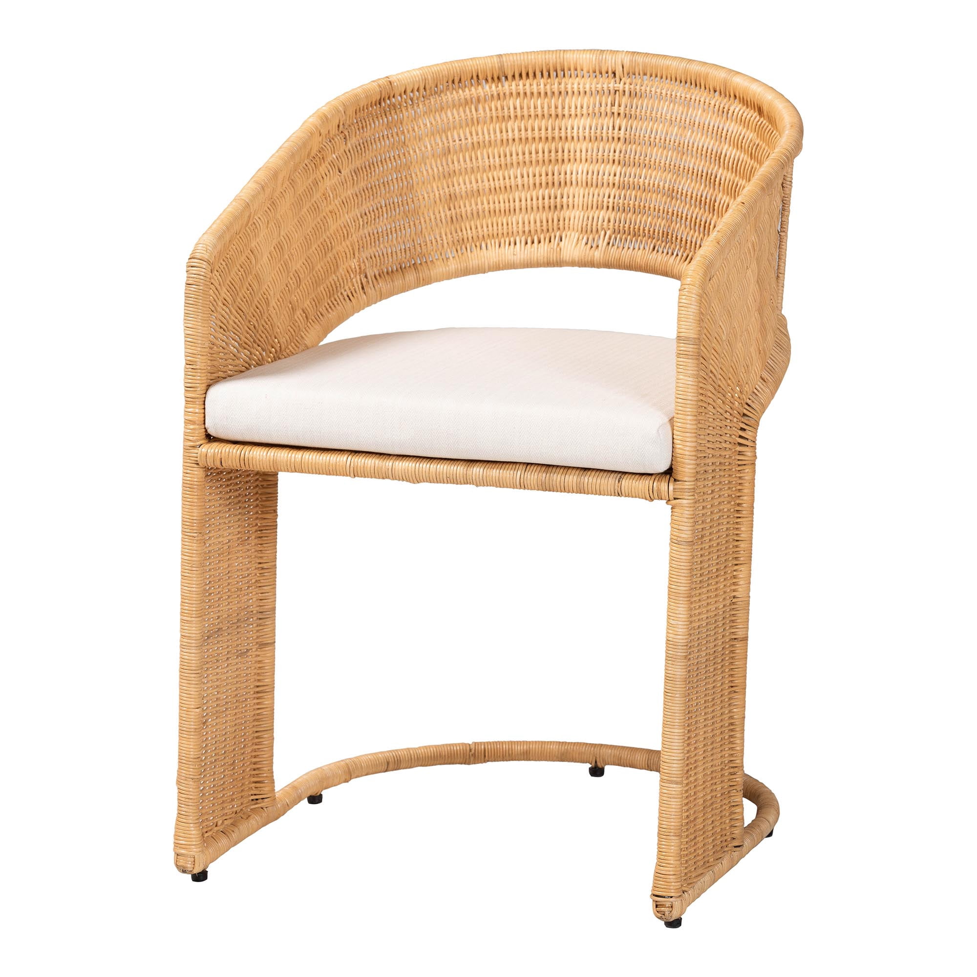bali & pari Arisu Boho Dining Set, 5-Piece, Light Honey