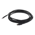 thumbnail image 2 of AddOn 1.0m 3.3ft USB C 2.0 Male to USB C 2.0 Male Sync and Charge Black Cable, 2 of 9