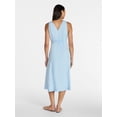 thumbnail image 3 of Time and Tru Women's Flutter Sleeve Mini Dress, Sizes XS-XXXL, 3 of 5