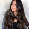 thumbnail image 3 of DOPI Human Hair Wigs For Women Curly Synthetic Fashion Long Net Rose Wavy Natural Women Wig Wigs Brown wig, 3 of 4